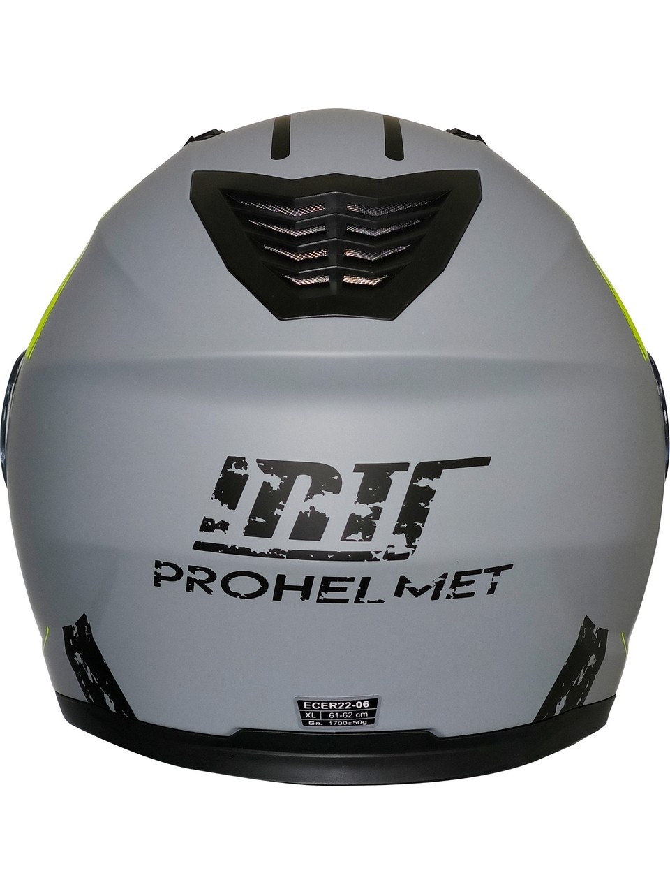 MTS M-966 V2 WX10 NARDO GRİ SİYAH ÇİZGİLİ KASK